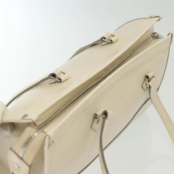 LOUIS VUITTON Epi Madeleine PM Hand Bag White Yvoire - Picture 6 of 16